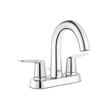 Grohe Veletto 20582000 Starlight Chrome Bathroom Faucet with 4-Inch Centerset and 2 Handles