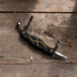 FLEXCUT Pocket Jack for Carvin 2.0, Lightweight USA-Made Wood Carving Jackknife with 4 Blades, JKN289