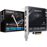 GIGABYTE GC-Titan Ridge 2.0 PCIe Expansion Card with Titan Ridge Thunderbolt 3 Connectivity