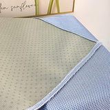 Gold Tech-Cloth Mesh Table Runner, 15.7 x 35.4 Inch Nightstand and End Table Cover with a Modern Shine