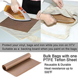 FunisFun 12-Pack Blank Canvas Tote Bags with PTFE Teflon Sheet, Reusable Bulk Shopping and Grocery Bags for DIY Crafts