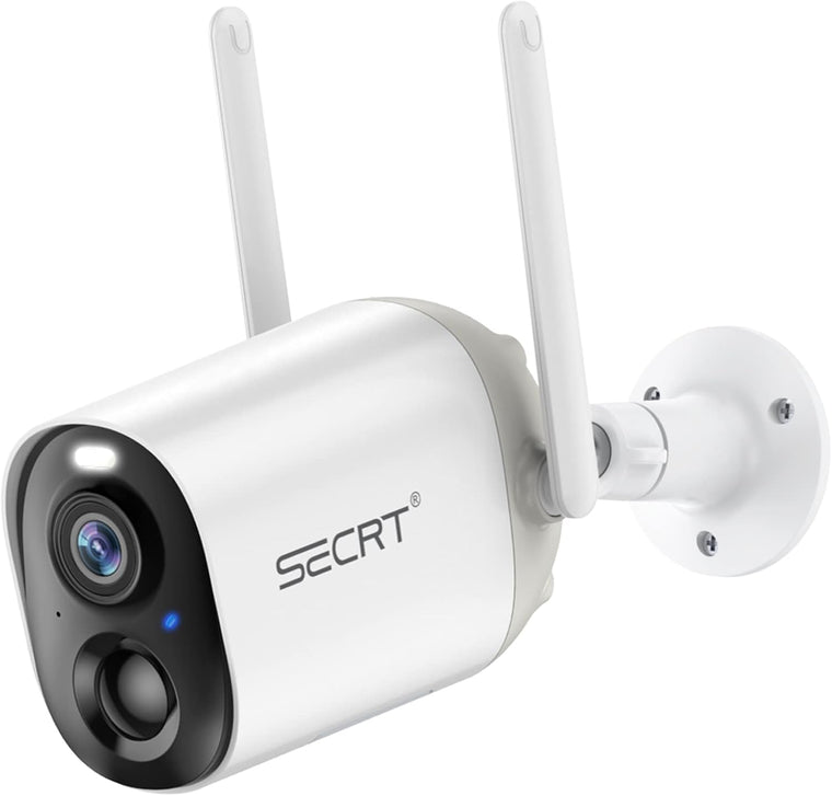SECRT Wireless Outdoor Security Camera with 1080P WiFi, Color Night Vision, Motion Detection, Spotlight, Siren, 2-Way Talk and Waterproof Design