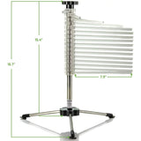 OVENTE ACPPA900C Collapsible Pasta Drying Rack with BPA-Free Acrylic Rods, 1.2 lb Capacity for Homemade Noodles