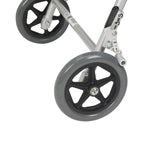 Drive Medical SL18 Super Light Wheeled Transport Chair, Foldable Design with Carry Bag