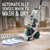 Hoover SmartWash+ Automatic Carpet and Upholstery Cleaner, Deep-Cleaning Shampooer with Carpet Deodorizer and Pet Stain Remover, FH52000, Turquoise