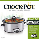 Crock-Pot Smart-Pot Programmable Slow Cooker, 4-Quart Silver