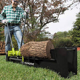 Sun Joe 10-Ton Hydraulic Log Splitter, Green, LJ10M