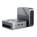W-11 Mini PC with Intel N150 Processor up to 3.6GHz, 16GB DDR4 RAM and 512GB M.2 SSD, 4K Dual Display, HDMI 2.0/DP, USB 3.0, Wi-Fi 5 and Bluetooth 5