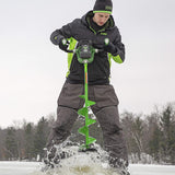 ION 39250 8 R1 Electric Ice Auger, Green and Black
