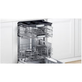 Bosch 800 Series Built-In Dishwasher with Top Controls, CrystalDry, Stainless Steel Tub, 3rd Rack and 42 dBa, 24-Inch Custom Panel Ready