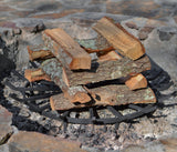 40-Inch Heavy-Duty Wagon Wheel Fire Pit Grate