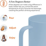 Ember Temperature Control Smart Mug 2, 14 Oz App-Controlled Heated Coffee Cup with Improved Design & 80-Minute Battery Life, White