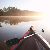 2-Piece Telescopic Boat Paddle Set with Plastic Blades and Aluminum Alloy Shafts, Adjustable Oars for Kayaking, Rafting and Canoeing