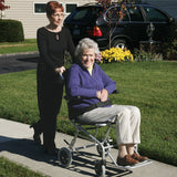 Drive Medical SL18 Super Light Wheeled Transport Chair, Foldable Design with Carry Bag
