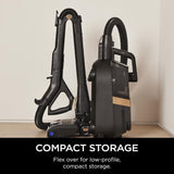 Shark CZ2001 Vertex Bagless Canister Vacuum with Self-Cleaning Brushroll and DuoClean PowerFins, Black/Copper