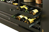 Howard Miller Tivon Wine Cabinets II, Burnished Black