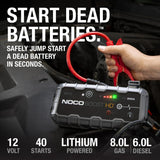 NOCO Boost HD GB70 UltraSafe Portable Lithium Jump Starter, 2000A, 12V