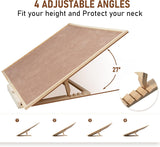 Becko US Wooden Puzzle Board and Bracket Set for Jigsaw Puzzles up to 1500 Pieces