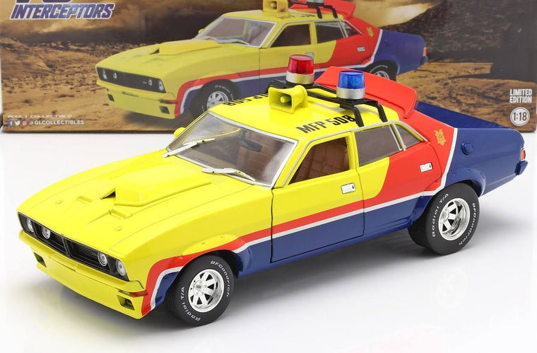 Greenlight 1974 Ford Falcon XB 4 Mad Max First of the Interceptors Model, 1:18 Scale