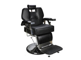 BarberPub All-Purpose Hydraulic Reclining Barber Chair in Black