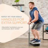 Lifepro TrimLite Whole Body Vibration Plate with Handlebars, 99 Speed Levels, Bluetooth Speaker, Resistance Bands and Remote for Exercise and Lymphatic Drainage Massage