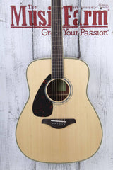 Yamaha FG820L Natural Acoustic Guitar Designed for Left-Handed Players