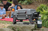 Char-Broil Grill2Go Portable Gas Grill, 200-Sq. Inch Cooking Surface in Grey and Black