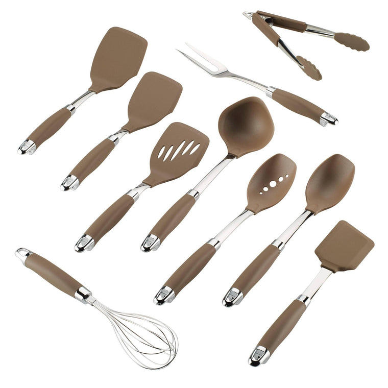 Anolon 10-Piece SureGrip Utensil Set in Graphite