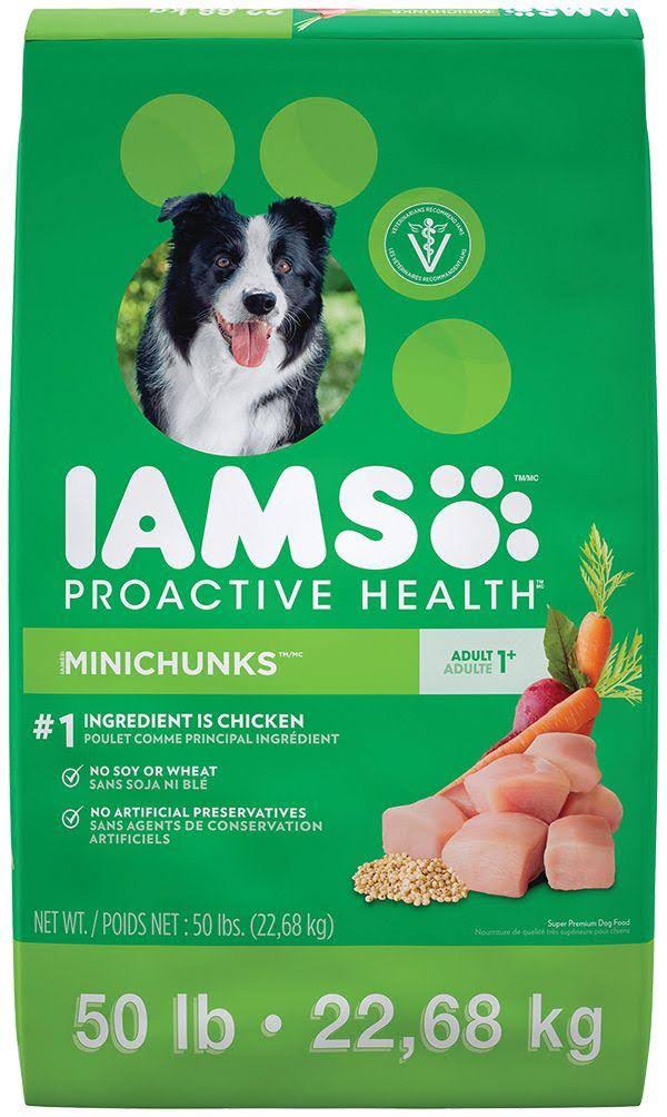 IAMS Minichunks Dry Dog Food for Adult Dogs, 50 lbs.