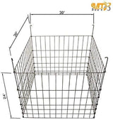 MTB Green Garden Wire Compost Bin, 30 x 30 x 24 Inches, Suitable for Garden Bed Fencing