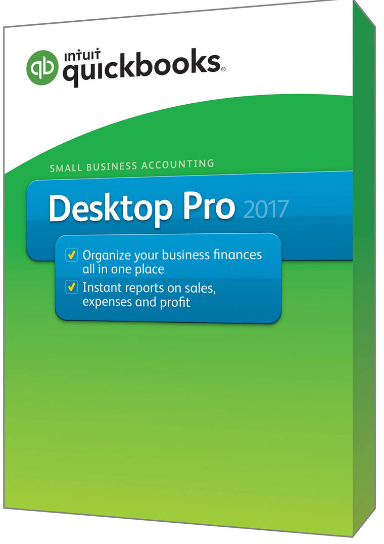 QuickBooks Desktop Pro 2017 Software for Windows