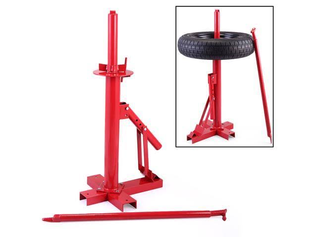 Jaxpety Portable Manual Tire Changer for Car, Truck, or Motorcycle, Red, 162017