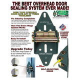 Steel Commercial Garage Door Hinge from Green Hinge System, Model 5766993, for 4