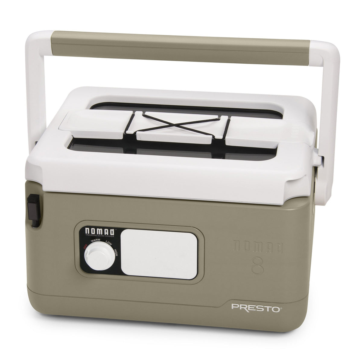Presto Nomad 8-Quart Traveling Slow Cooker in Tan