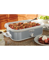 Crock-Pot 3.5-Quart Casserole Slow Cooker with Stainless Steel Finish