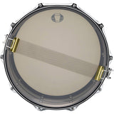 Ludwig Black Magic Brass Snare Drum, 8x14x22, with Chrome Hardware