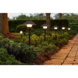 Hampton Bay 8-Pack Bronze Low-Voltage LED Landscape Path Lights for Outdoor Use
