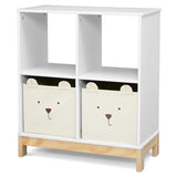 GAP babyGap Tate 4-in-1 Convertible Crib, GREENGUARD Gold Certified, Bianca White and Natural