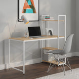 Glenwillow Home Ames Reversible Gaming Desk with Two-Sided Layout
