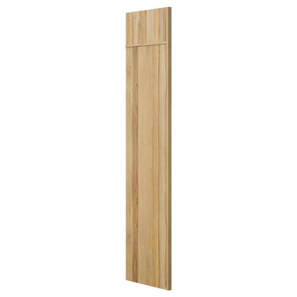 Hampton Bay Refrigerator End Panel Kit, 0.5 × 84 × 24 in., Natural Hickory, KAREP-NHK