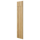 Hampton Bay Refrigerator End Panel Kit, 0.5 × 84 × 24 in., Natural Hickory, KAREP-NHK