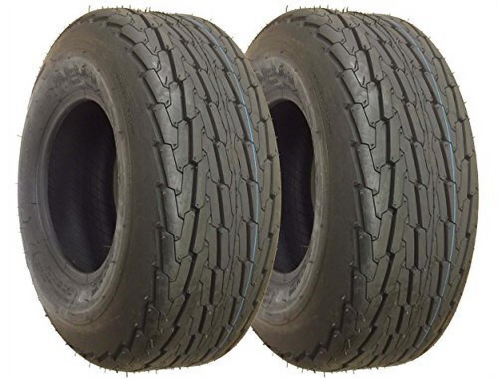 Set of 2 Trailer Tires, 20.5×8-10 with 10PR Load Range E, Item 11045