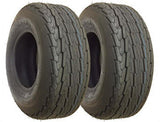 Set of 2 Trailer Tires, 20.5×8-10 with 10PR Load Range E, Item 11045