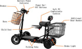 City Slicker Folding Mobility Scooter with Battery Power, 17-Mile Range, Heavy-Duty Lightweight Design, White