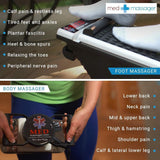 MEDMASSAGER MMB04B Body and Foot Massager with Variable-Speed Control