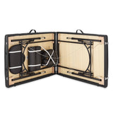 Portable Professional Massage Table with Folding Bi-Fold Design and Aluminum Legs