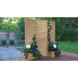 Yardistry Fusion Privacy Screen with Integrated Planters