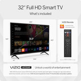 VIZIO D24f-J09 24-Inch D-Series Full HD 1080p Smart TV with Apple AirPlay, Built-In Chromecast and Alexa Compatibility, 2022 Model