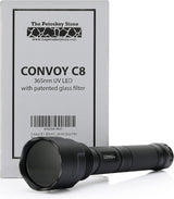 Convoy C8+ UV Flashlight with 365nm LED and Patented Glass Filter