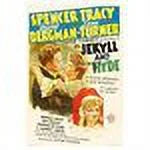 Dr. Jekyll and Mr. Hyde Movie Poster, 27 x 40 in (69 x 102 cm), Featuring Spencer Tracy, Ingrid Bergman, Lana Turner and Cast